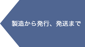 製造から発行、発送まで